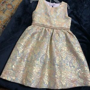 Bonnie Jean Girls Metallic Dress